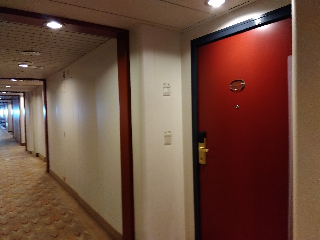 スイートルームの廊下